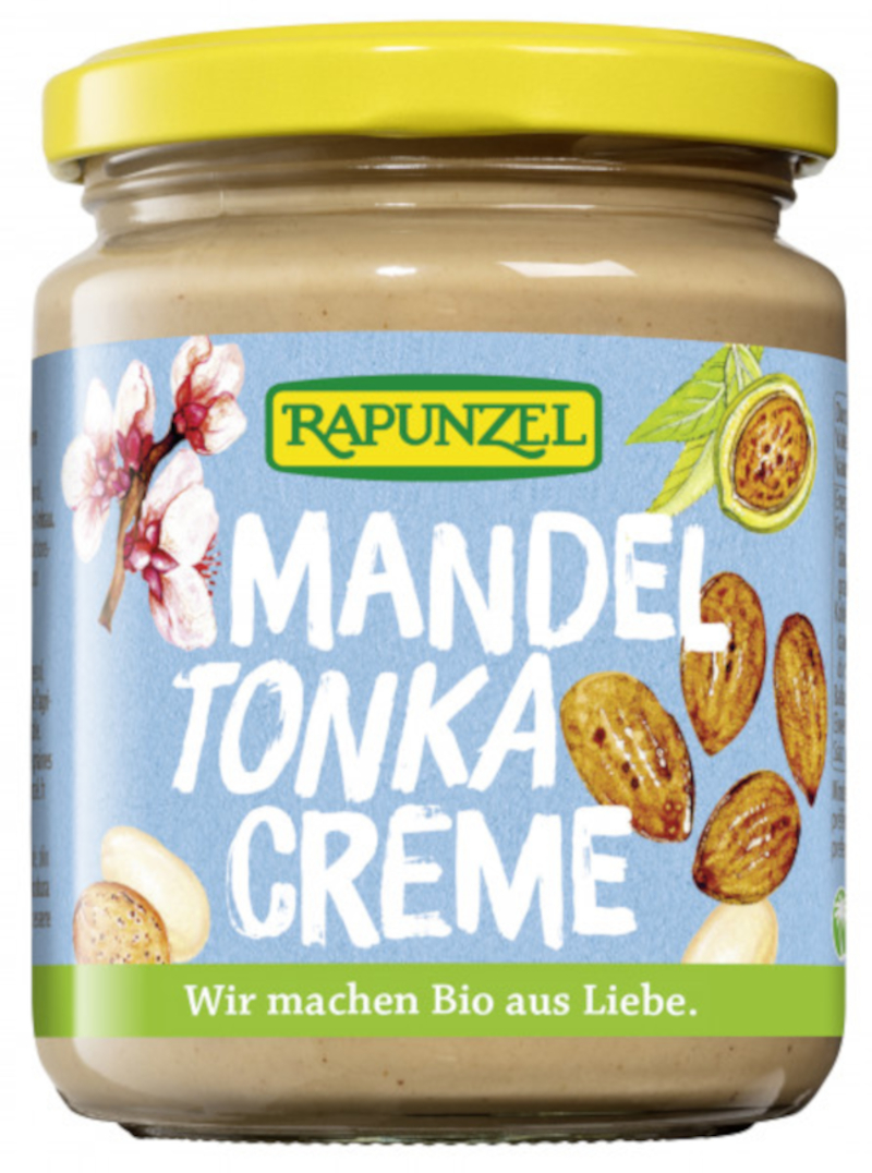 Crème d'amandes et de fève tonka bio, 250 g