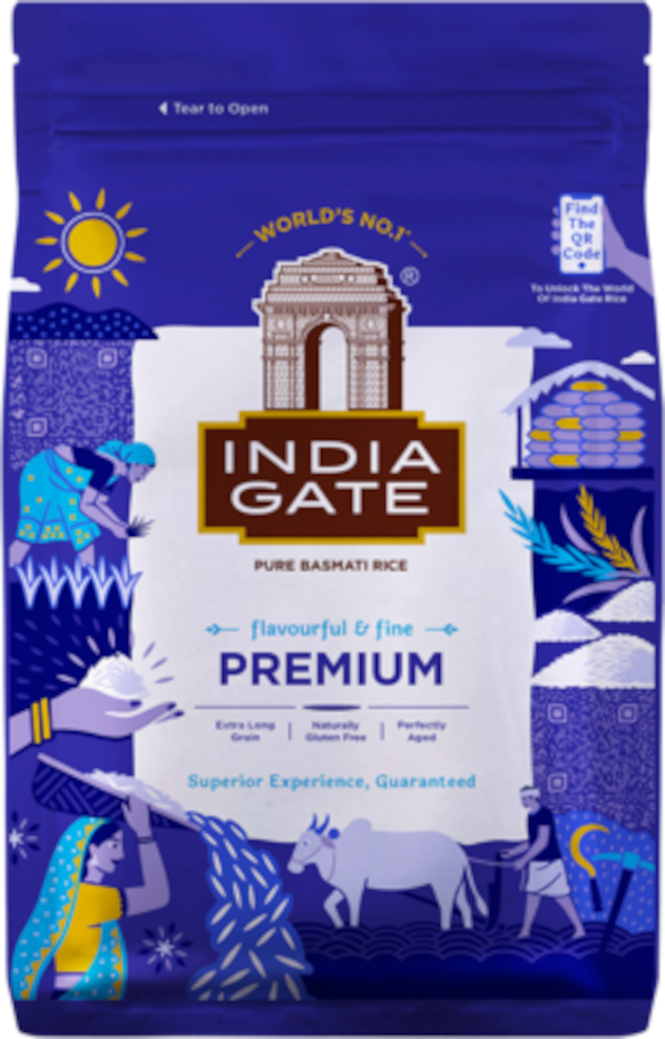 INDIA GATE Riso basmati PREMIUM 5 kg