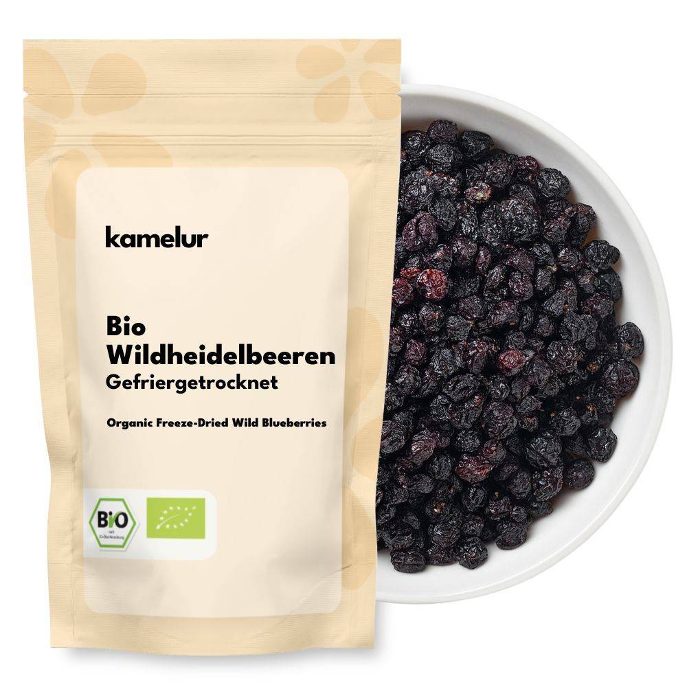 Bio Wildheidelbeeren, gefriergetrocknet