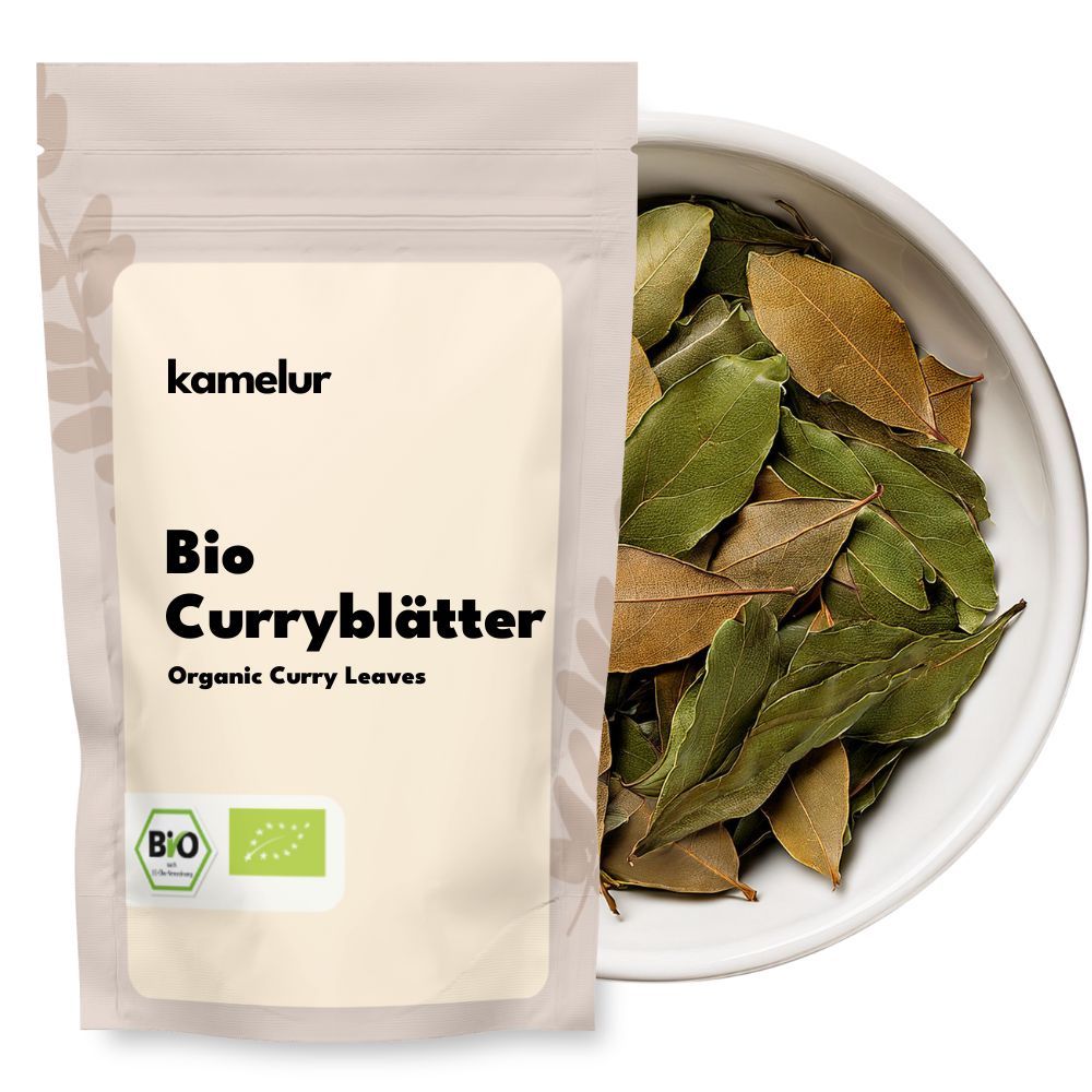 Feuilles de curry bio, entières Bio Curryblätter ganz 125g
