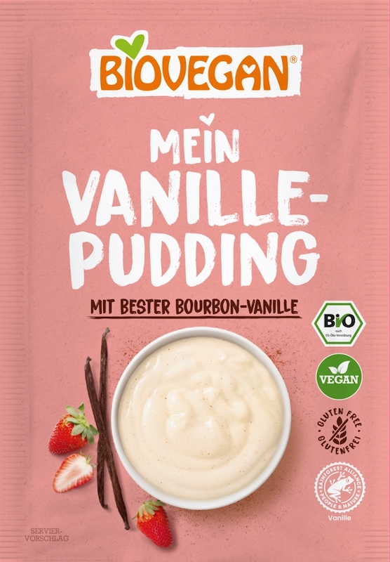 BIOVEGAN Mein Bourbon Vanille Pudding 36g