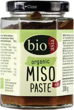 Pâte de soupe miso biologique BIOASIA, 12 x 200 g