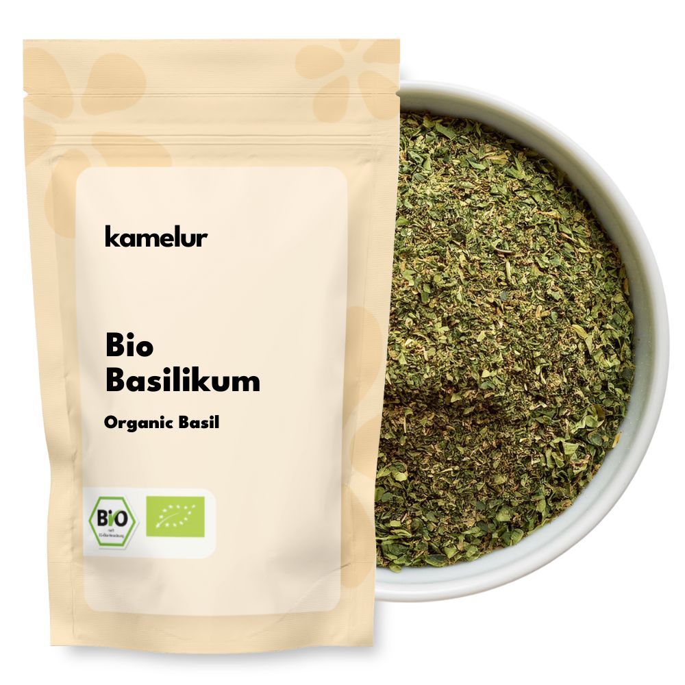 Basilic bio, en feuilles