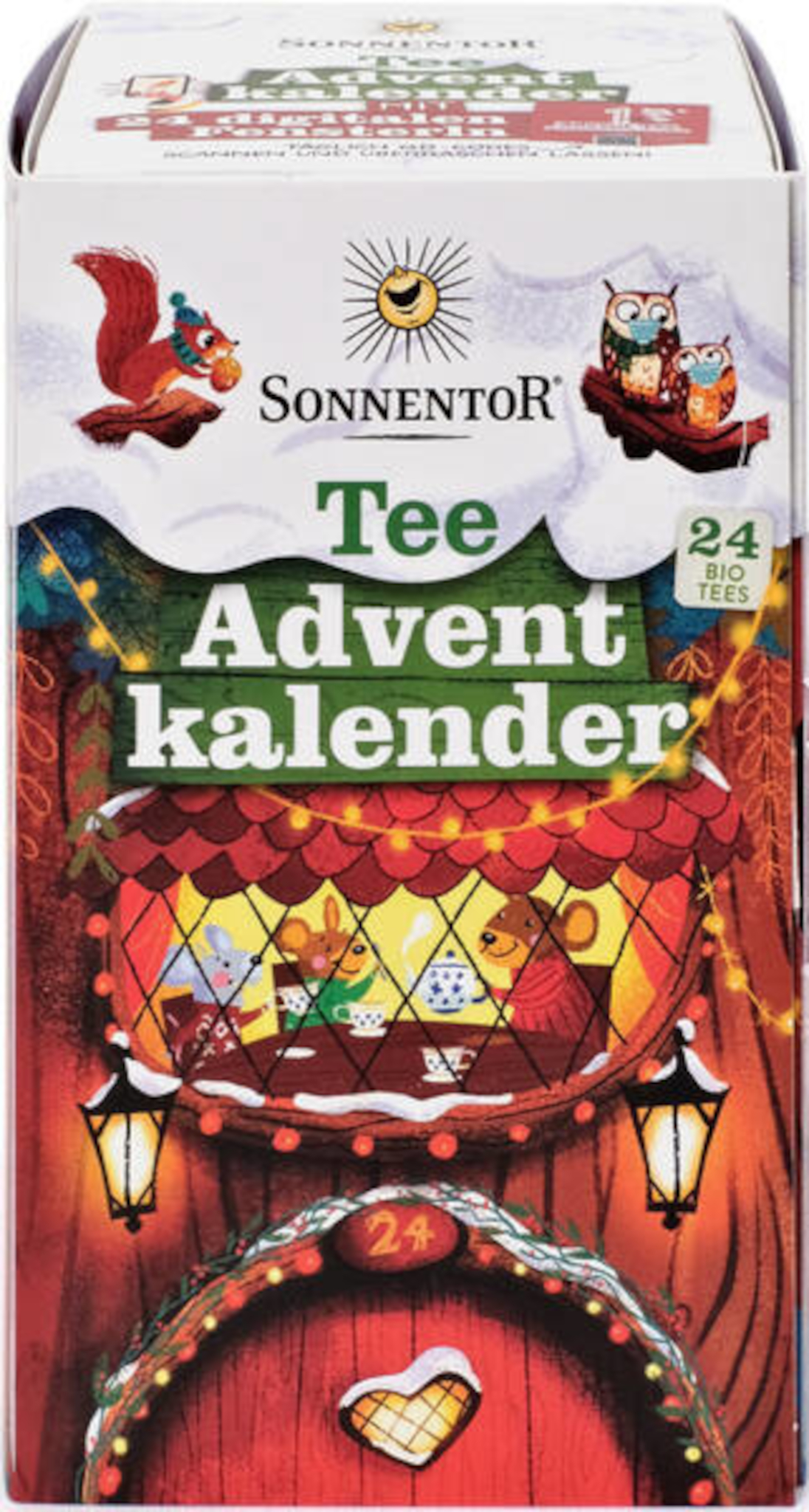 Sonnentor Calendario dell'Avvento Tisane e Tè Bio