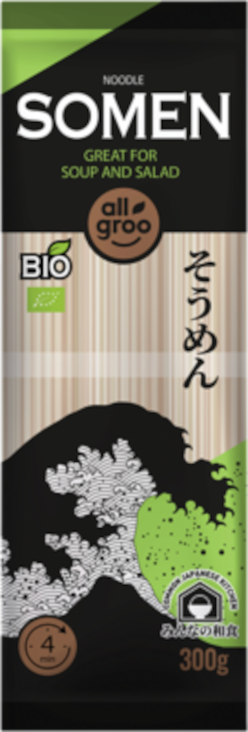 Nouilles de blé bio Somen Allgroo 300 g