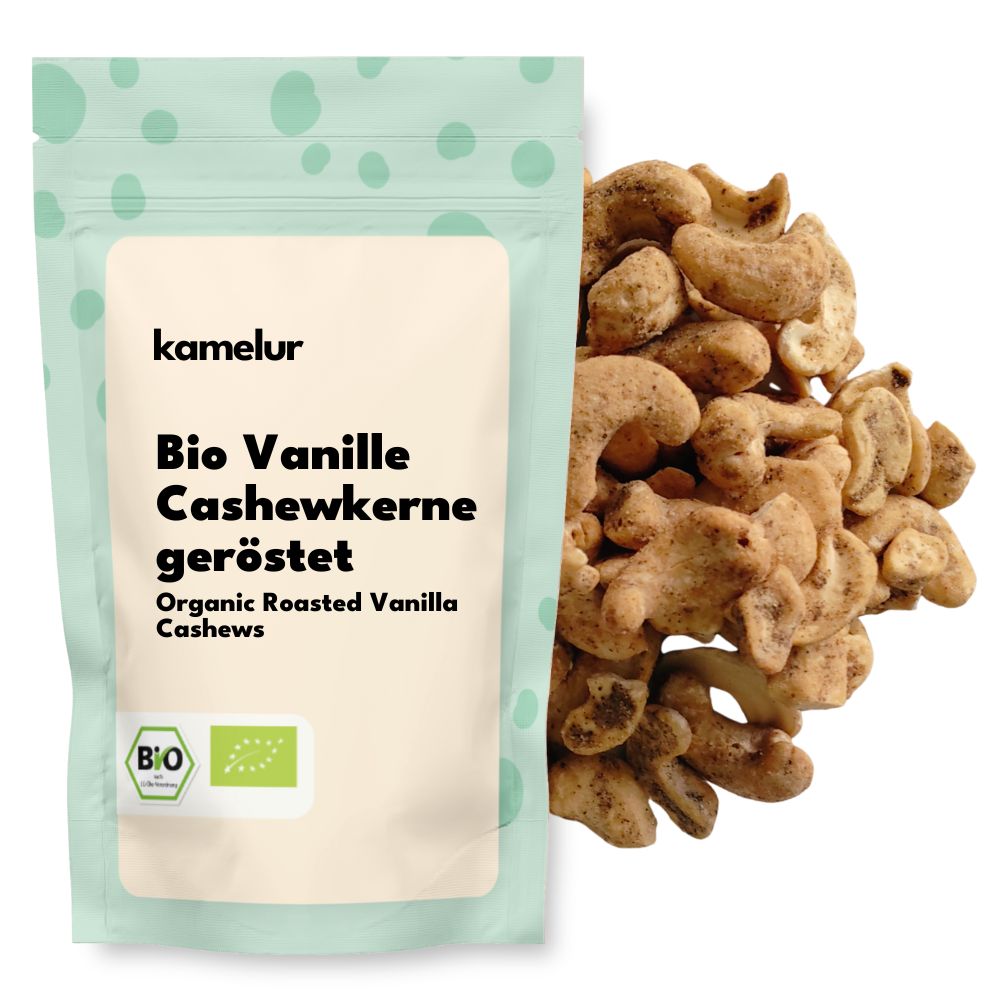 Anacardi bio alla vaniglia tostati