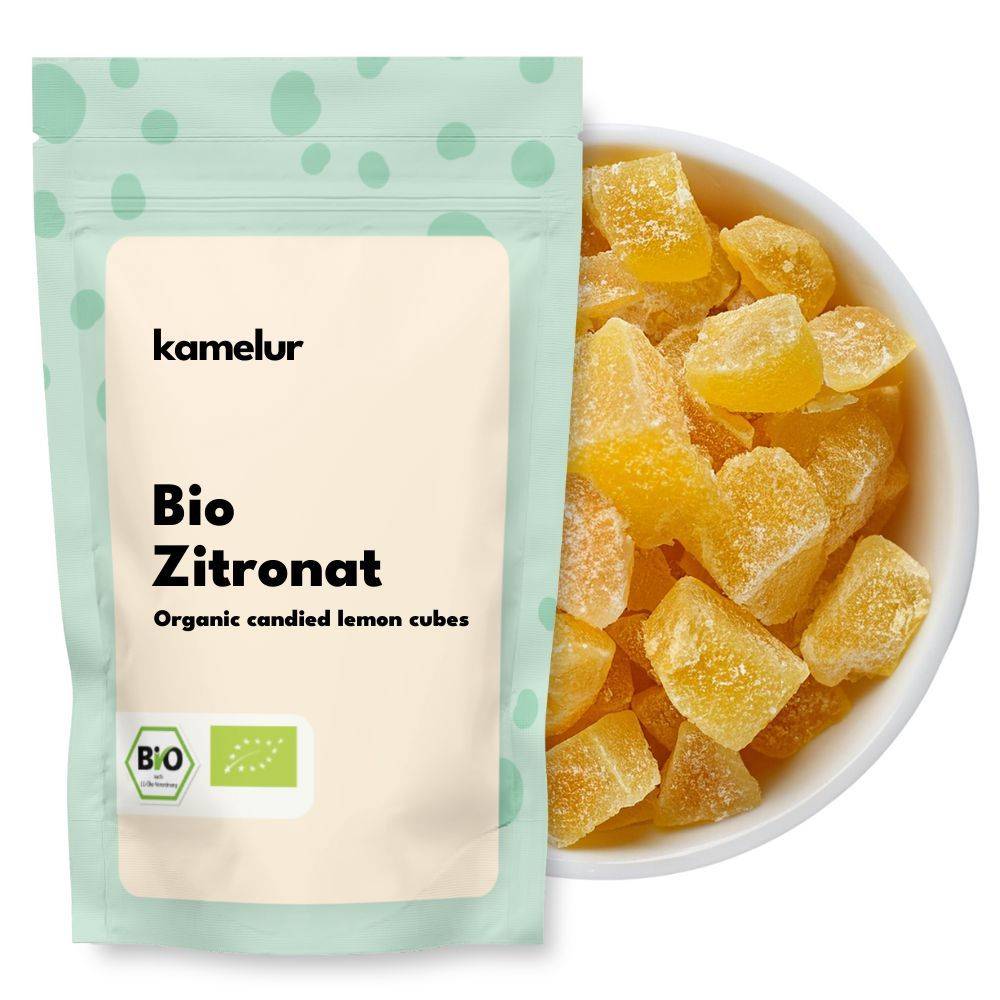 Cubes de citron confit bio 250g