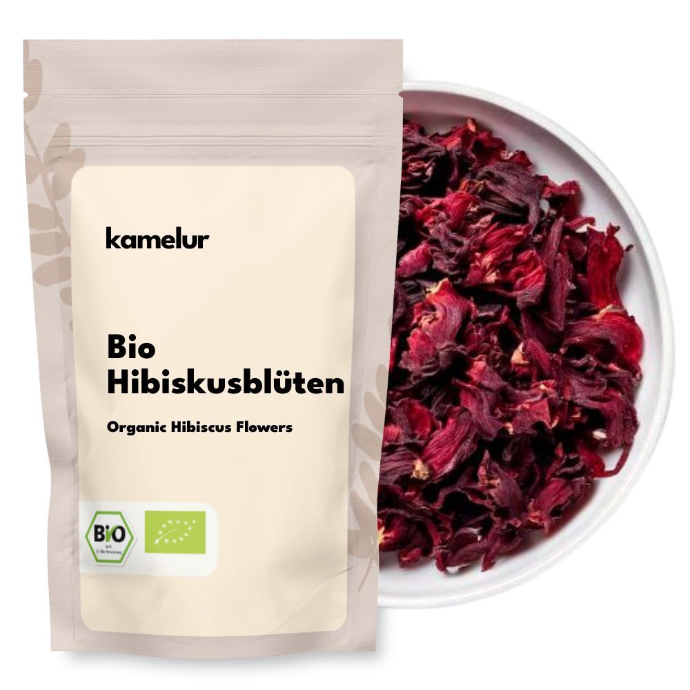 Fleurs d'hibiscus bio, entières