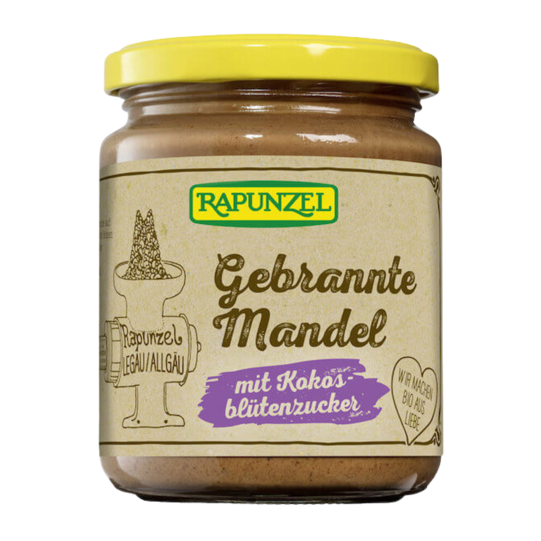 Pâte à tartiner bio aux amandes grillées et au sucre de fleur de coco 250 g