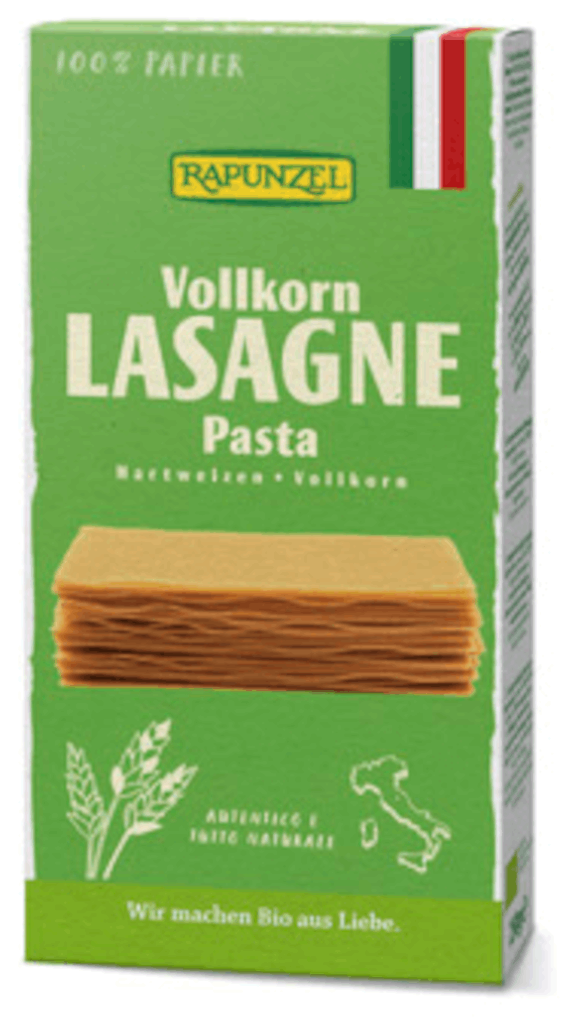 Feuilles de lasagnes bio aux céréales complètes 250 g
