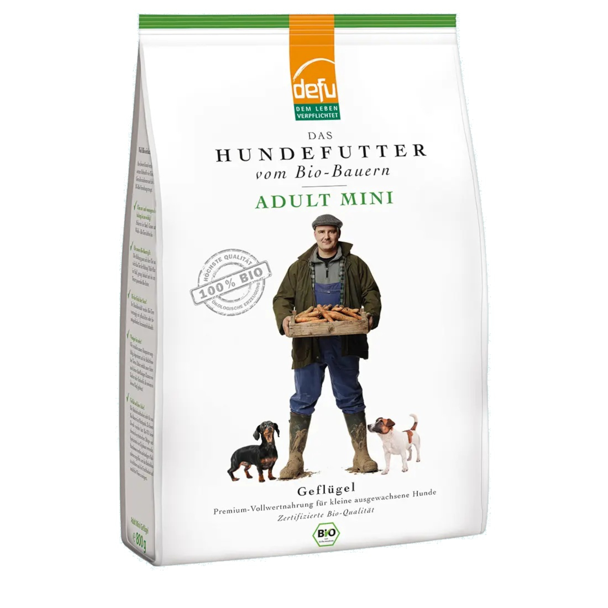 Defu Cibo Secco Bio per Cani Piccoli Pollame
