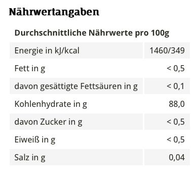 Arche Bio Glasnudeln
