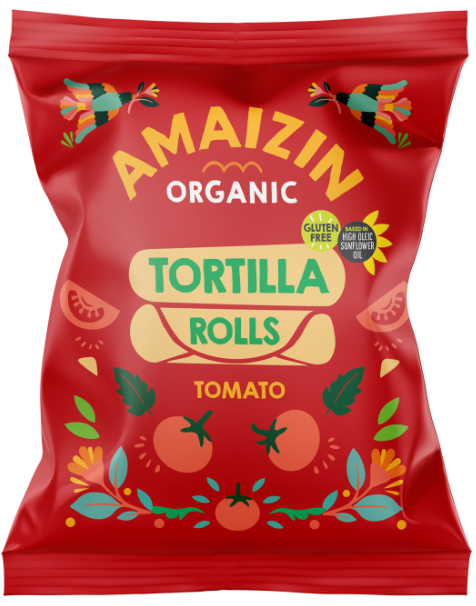 Rouleaux de maïs bio Amaizin à la tomate 100 g