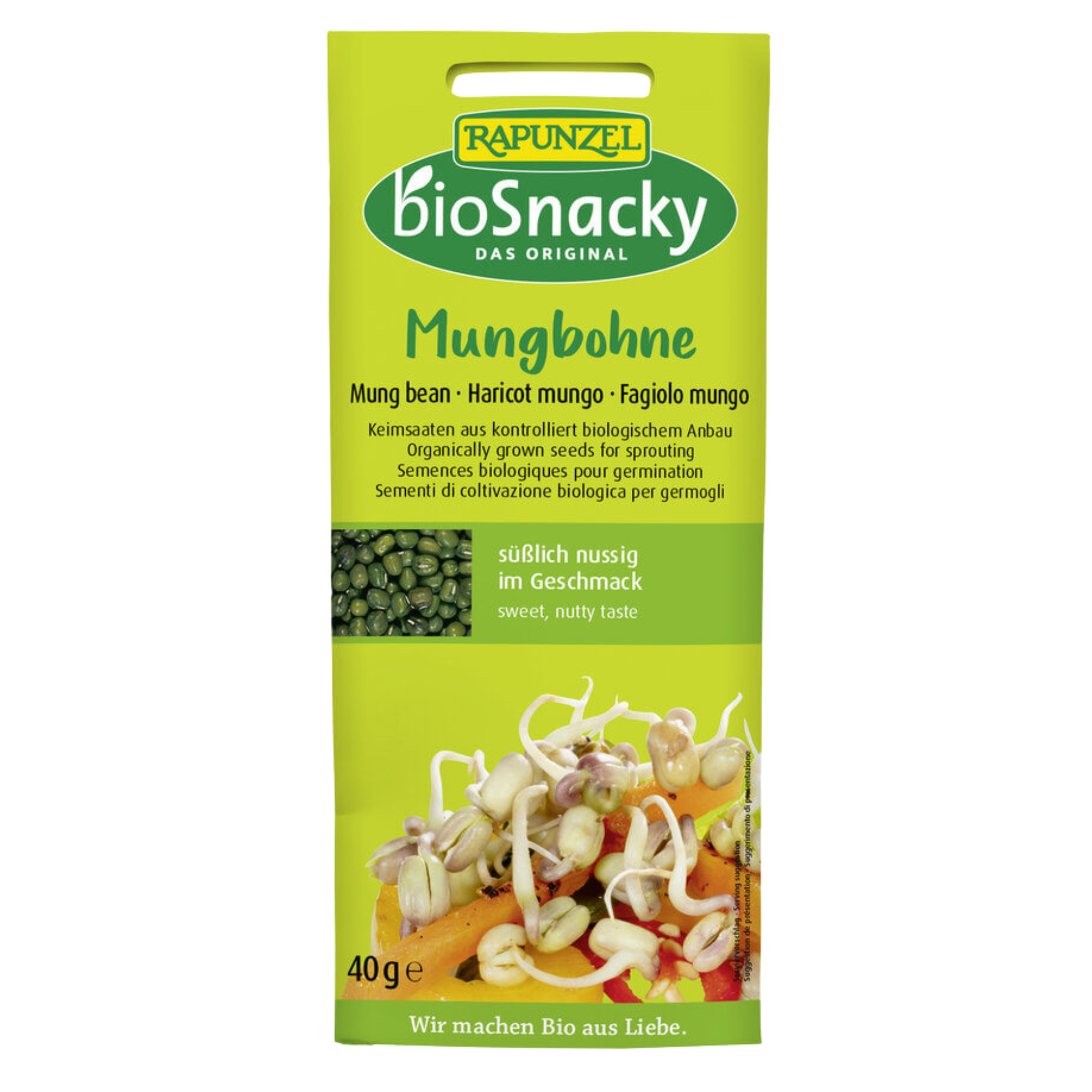 Haricots mungo bioSnacky, 12x40g