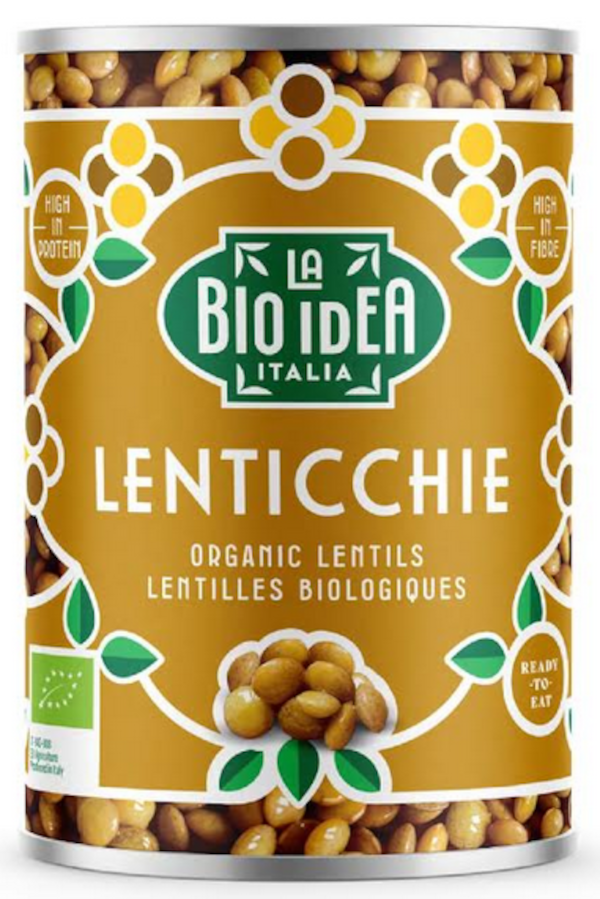 Lentilles bio en conserve, 400 g