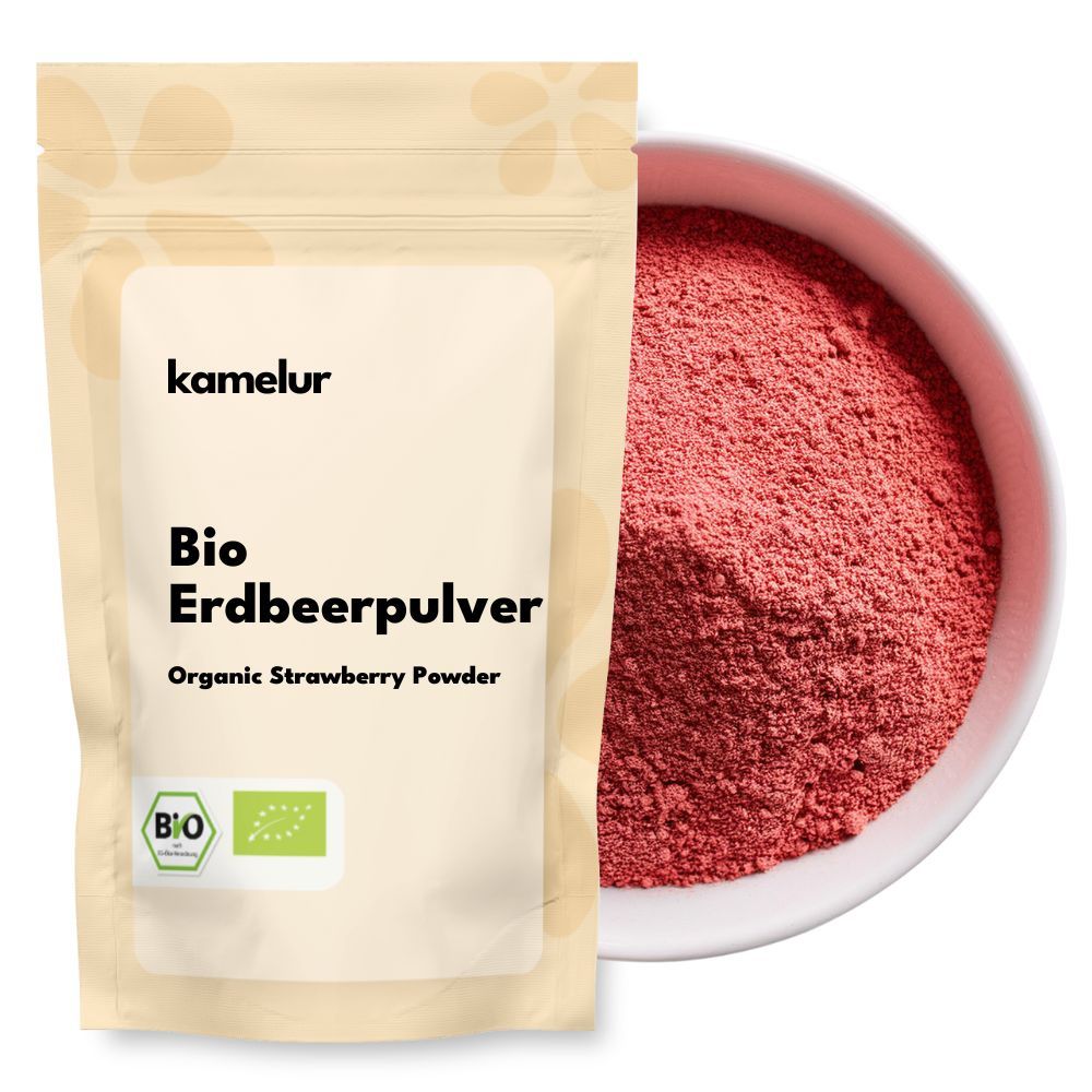 Poudre de fraise bio