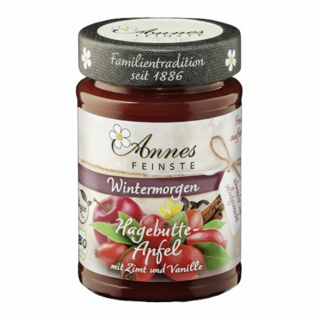 Annes Feinste Bio Wintermorgen Hagebutte-Apfel Annes Feinste Bio Wintermorgen Hagebutte-Apfel 200g