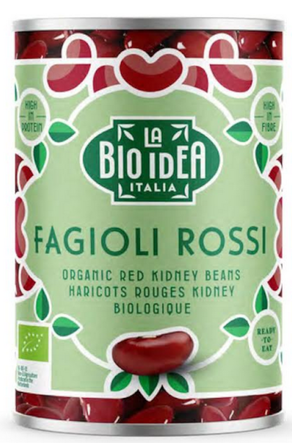 Haricots rouges bio en conserve, 400 g