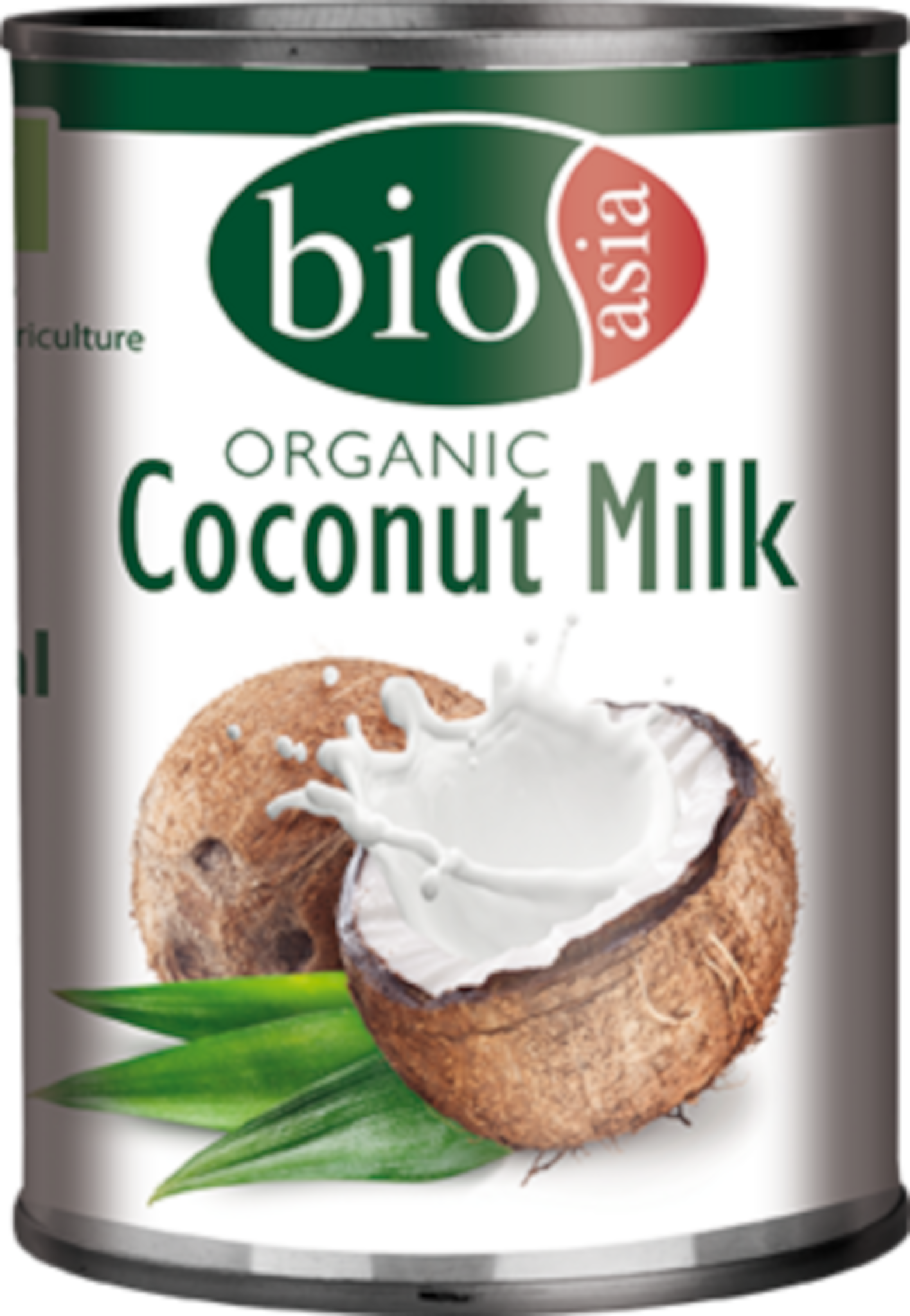 Lait de coco bio BIOASIA, 12 x 400 ml