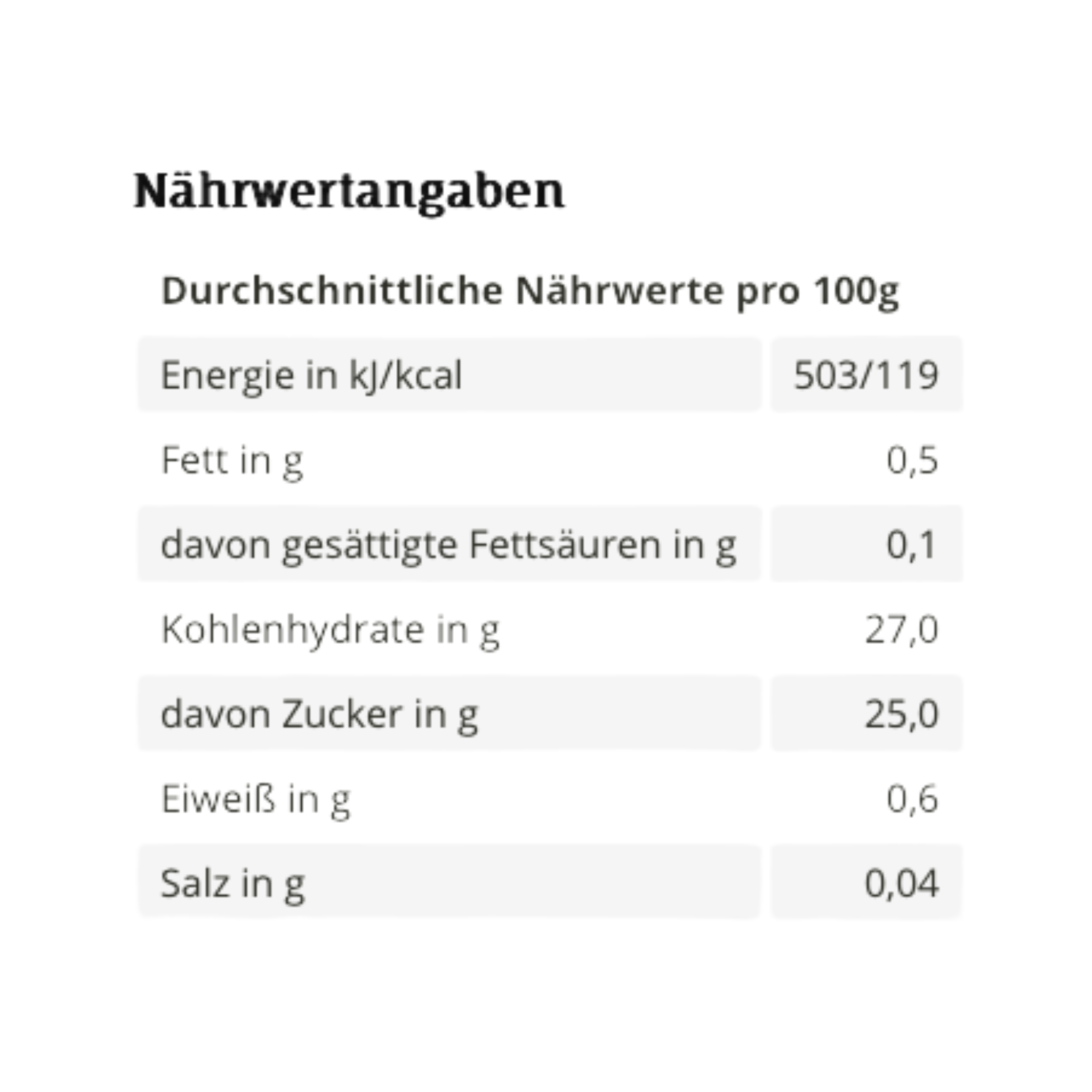 Abricot FruchtGarten, 225 g