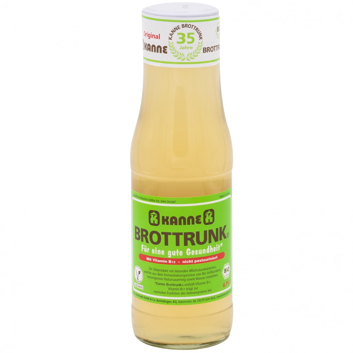 Boisson au pain bio Kanne 6x0,75l