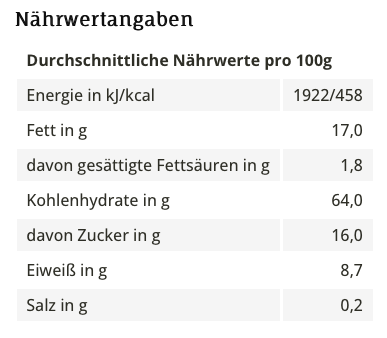 Barnhouse Krunchy Apfel Zimt