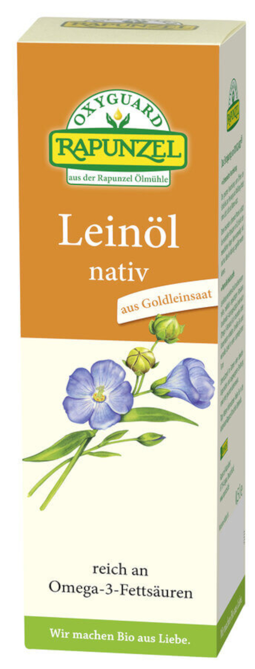 Huile de lin vierge biologique OXYGUARD® 250 ml