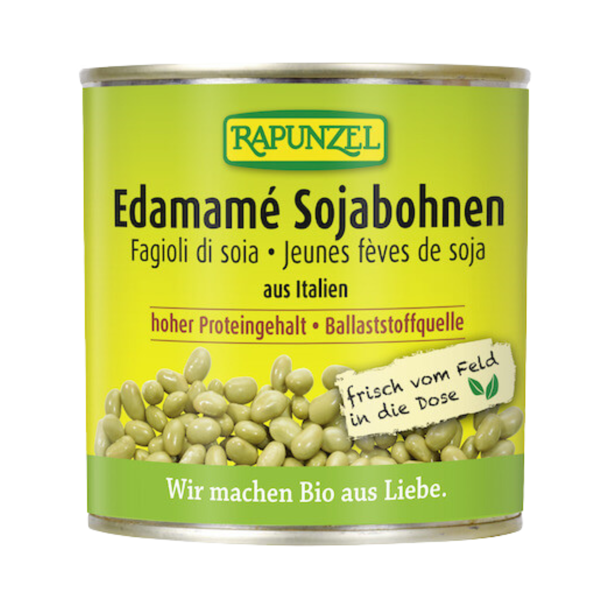 Edamame de soja bio en conserve, 6x200g
