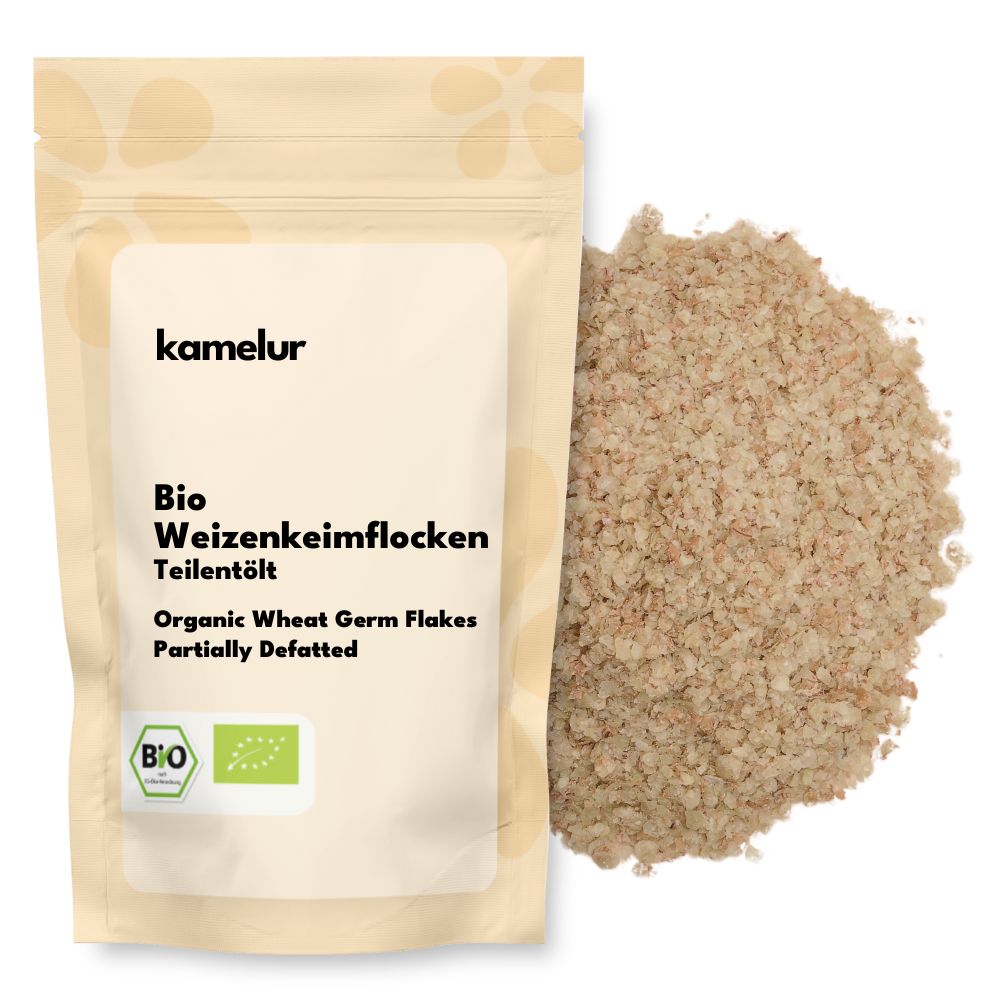 Bio Weizenkeimflocken teilentölt Bio Weizenkeimflocken teilentölt1kg