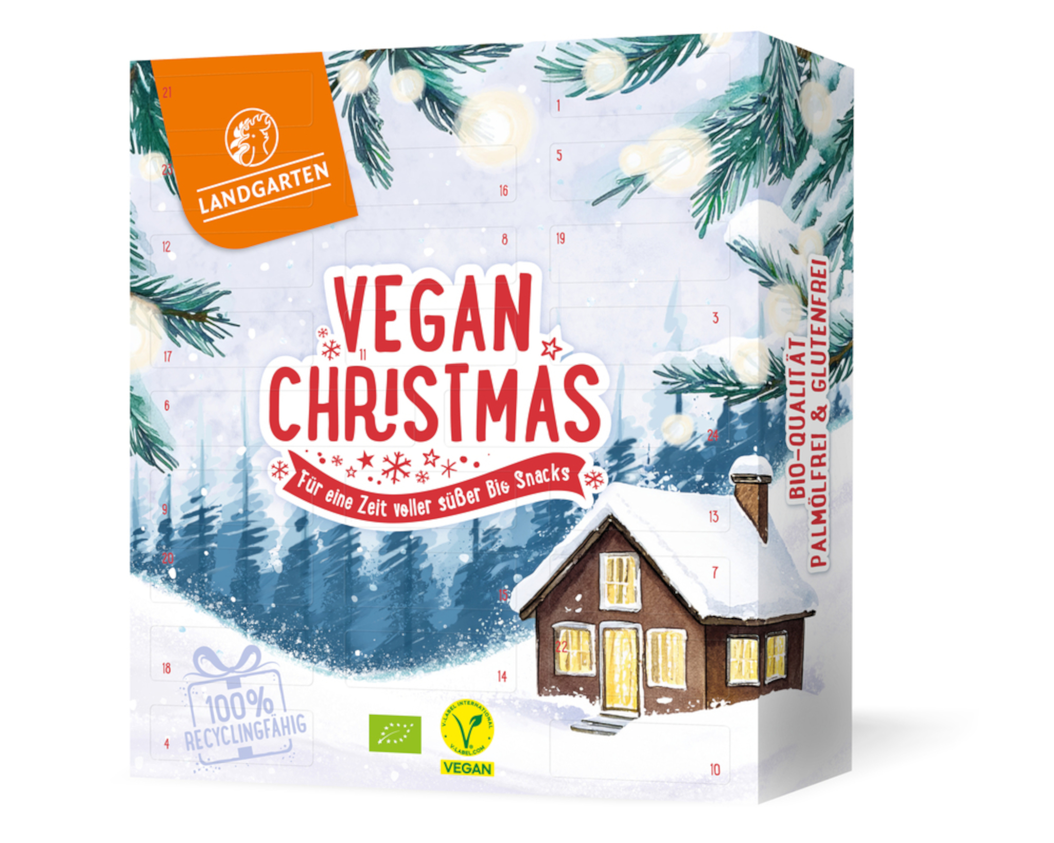 Landgarten Bio Adventskalender vegan 380g