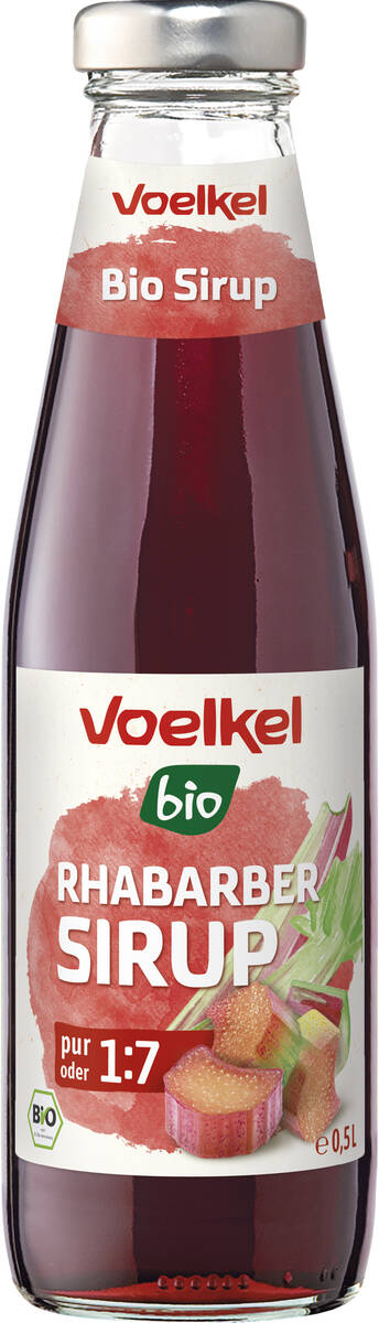 Sirop de rhubarbe bio Voelkel 6x500ml
