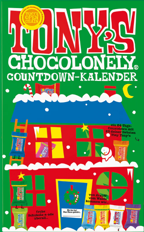 Tonys Chocolonely® Adventskalender Countdown-Kalender