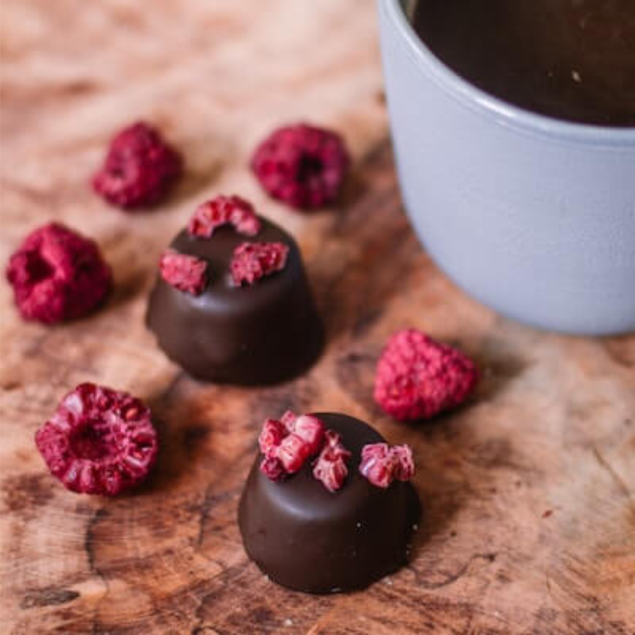 Framboises bio, lyophilisées, fruits entiers 250g