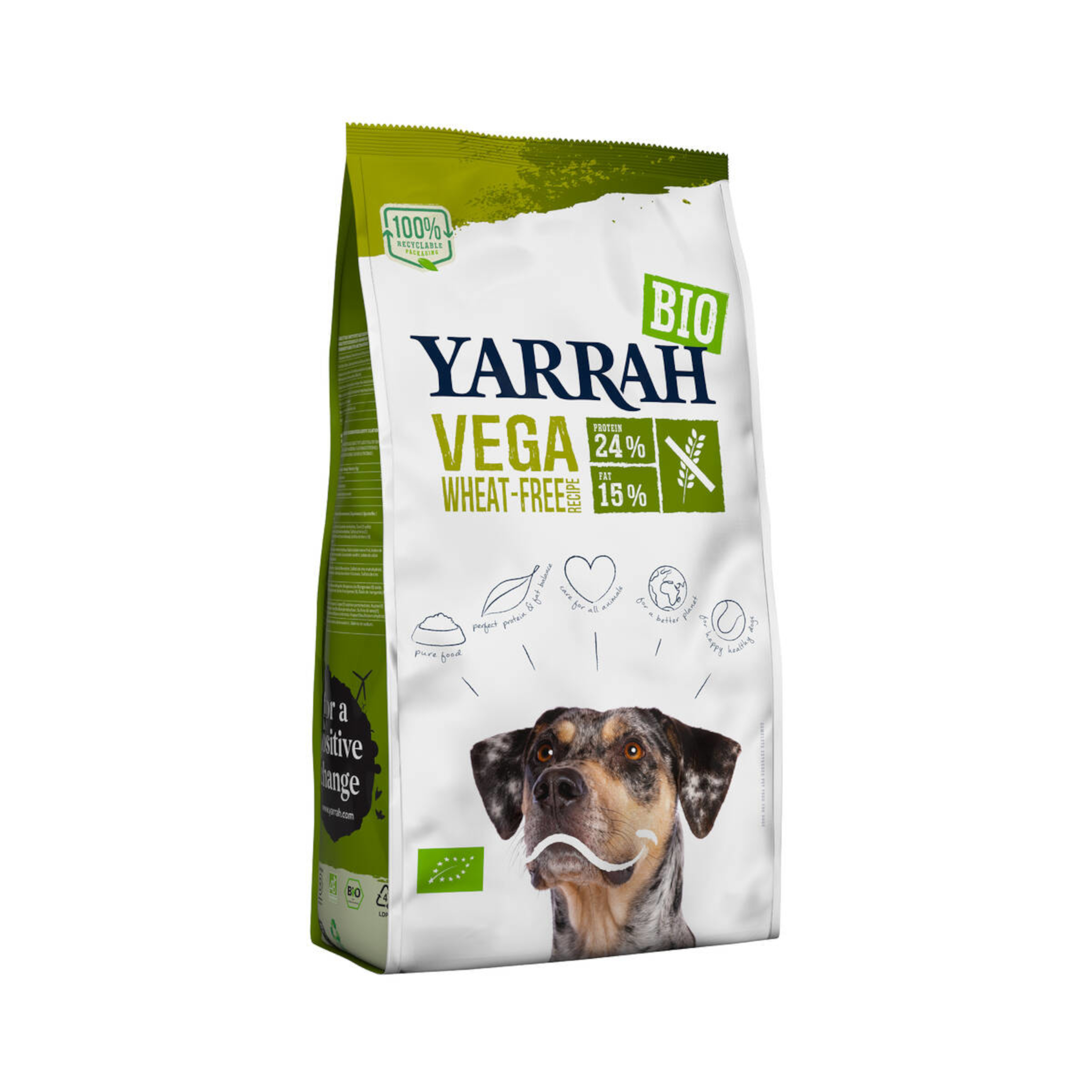 Yarrah Cibo Secco Bio Vegano Senza Cereali per Cani