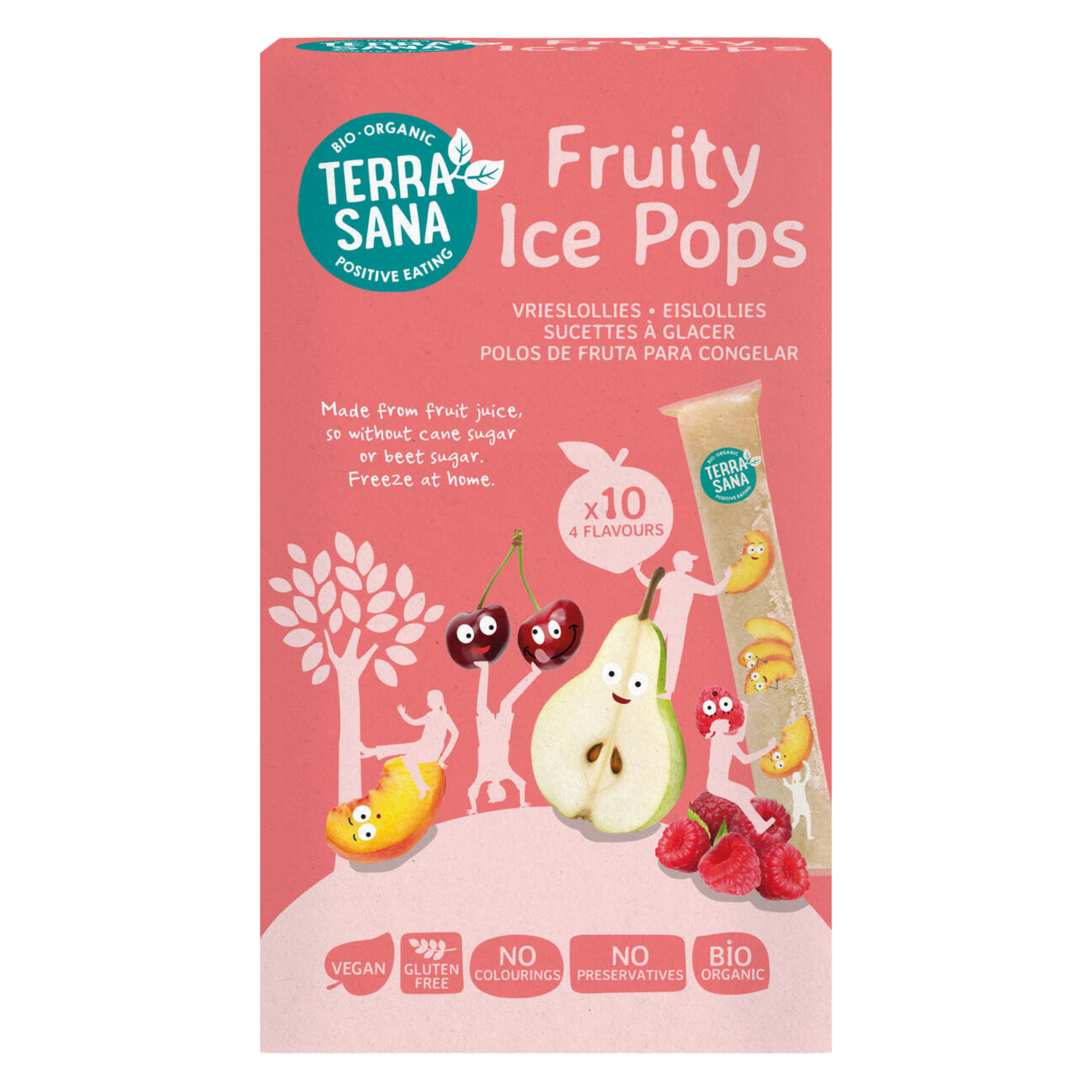Glaces à l'eau bio aux fruits 1 pièce
