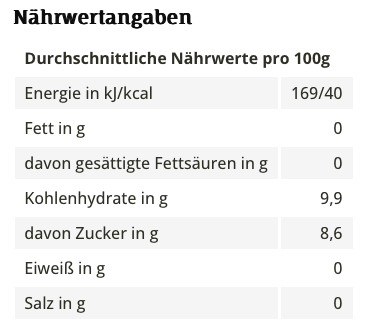 Sonnentor Bio Mojito Sirup