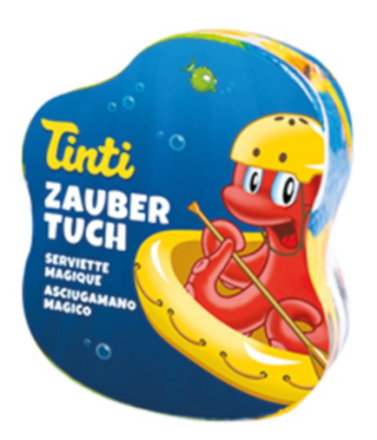 Tinti Zaubertuch verpackt