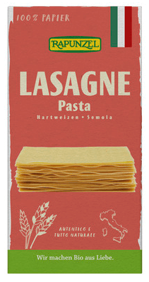 Bio Lasagne-Platten Semola von Rapunzel 250g