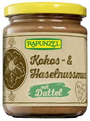 Rapunzel Kokos- & Haselnussmus mit Dattel 250g