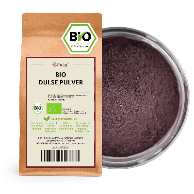 Bio Dulse Pulver in umweltfreundlicher Verpackung