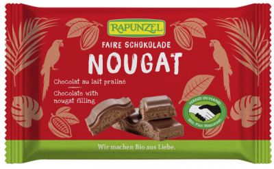 Rapunzel Nougat Schokolade, 100g