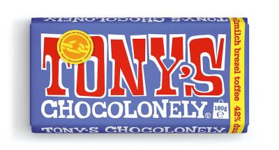Tony's Chocolonely Dunkle Vollmilchschokolade 42% Brezel Toffee