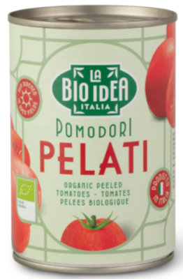 la BIO IDEA Geschälte Tomaten in Tomatensaft, 400g