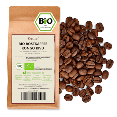Bio Röstkaffee Kongo Kivu von Kamelur