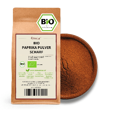 Bio Paprikapulver scharf, ohne Zusätze