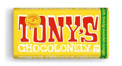 Tony's Chocolonely Vollmilchschokolade 32% Honig Mandel-Nougat